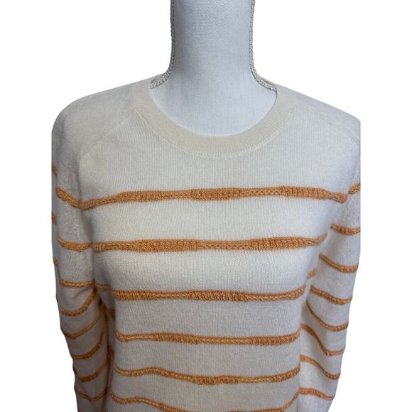 Lafayette 148 NWT New York Cashmere Stripped Breton Sweater Size 2X - Picture 2 of 11